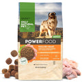 Only Natural Pet Dry Dog Food Canine PowerFood Formula - Paleo Inspired Formula with No Grain, Soy, Corn, Wheat or Oats – Poultry Feast 20 lb Bag