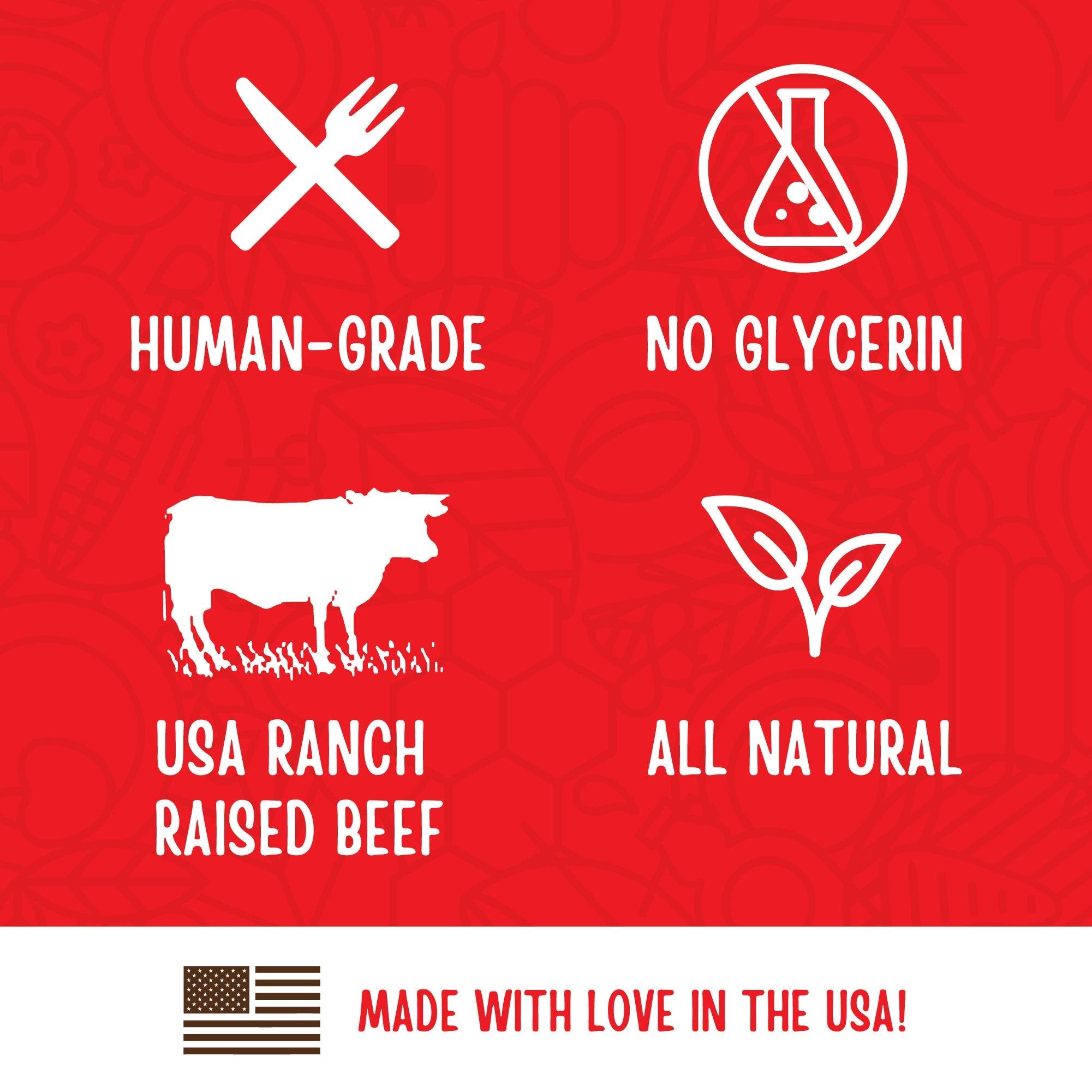 Full Moon All Natural Essentials Beef Jerky Tenders Free Range Human Grade 24 oz