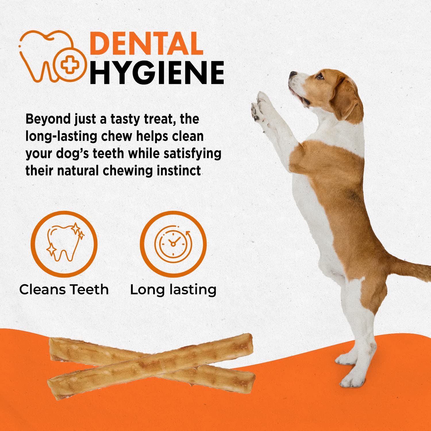 Canine Naturals Chicken Recipe Chew - Rawhide Free Dog Treats - Made From USA Raised Chicken - All-Natural and Easily Digestible - 10 Count of 5 Inch Stick