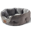 Asvin Small Dog Bed for Small Dogs, Cat Beds for Indoor Cats, Pet Bed for Puppy and Kitty, Extra Soft & Machine Washable with Anti-Slip & Water-Resistant Oxford Bottom, Grey