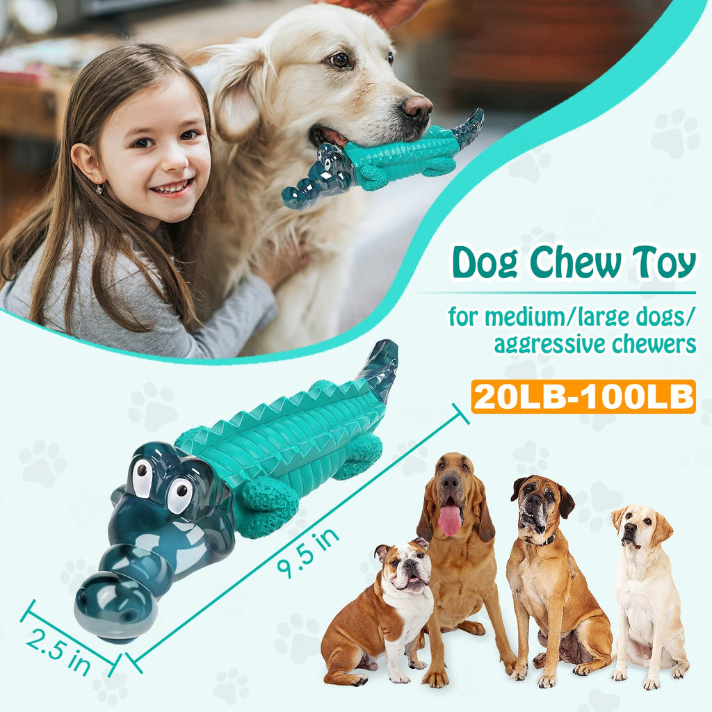 Jeefome Dog Toys for Aggressive Chewers - Tough,Indestructible Dog Chew Toys for Large, Medium,Small Breed to Keep Them Busy