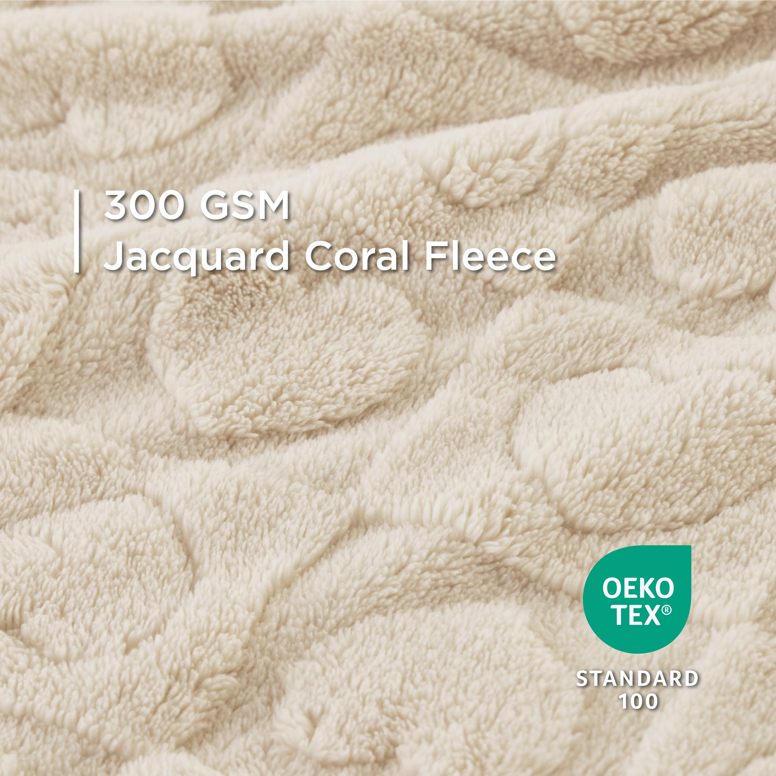 Bedsure Dog Blankets for Small Dogs Washable - Fluffy Fuzzy Cat Puppy Blanket with Premium 300GSM Coral Fleece Soft for Pet Kitten Doggy, White, 25x35IN