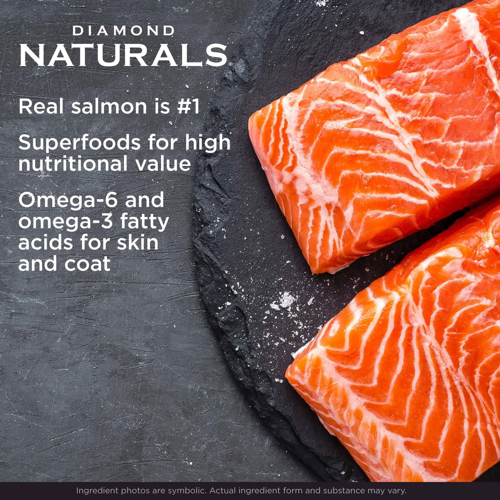 Diamond Skin & Coat Real Meat Recipe Dry Dog Food with Wild Caught Salmon 30 Pound (Pack of 1)
